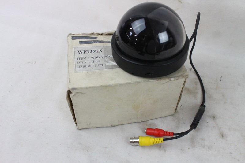 New Weldex Dome Hi Red Color Security Camera WDD-7500C 4.3 mm