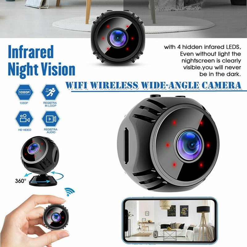 HD 1080P Wireless Wifi Mini Camera IP Home Security DVR Night Vision Indoors Cam