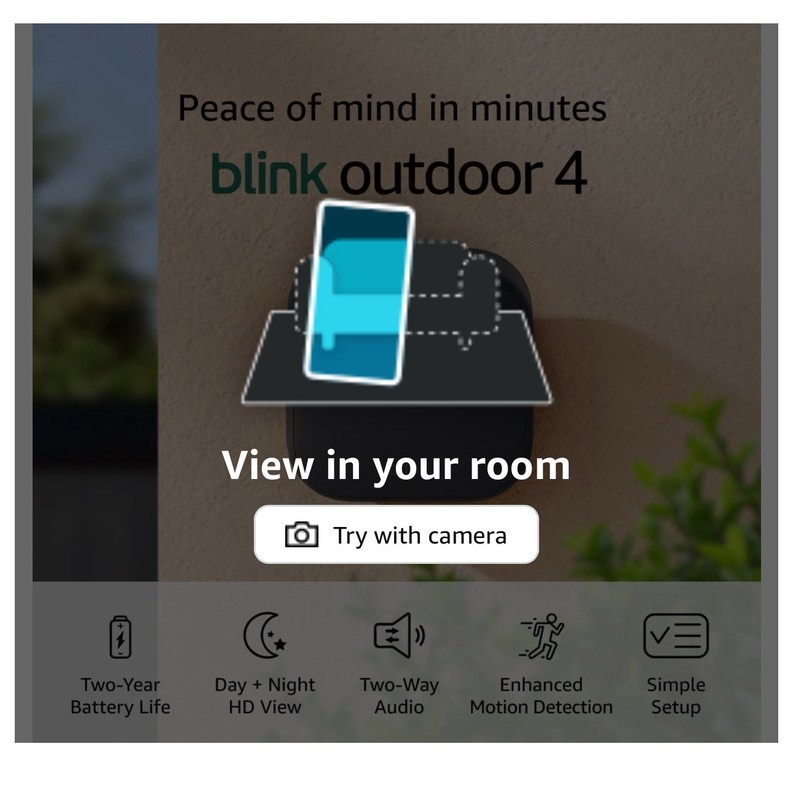Blink Outdoor 4 1080p Wi-Fi Outdoor 3-Camera kit- Black NEW gallery