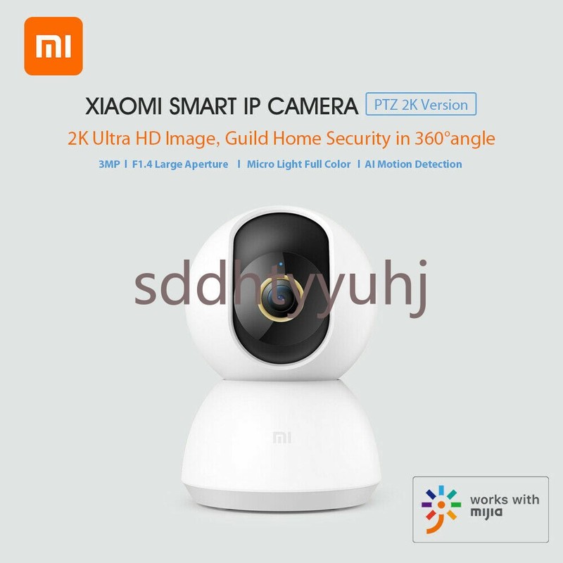 Xiaomi Mijia Smart IP Camera 2K 360 Angle Video CCTV WiFi Night Vision Security