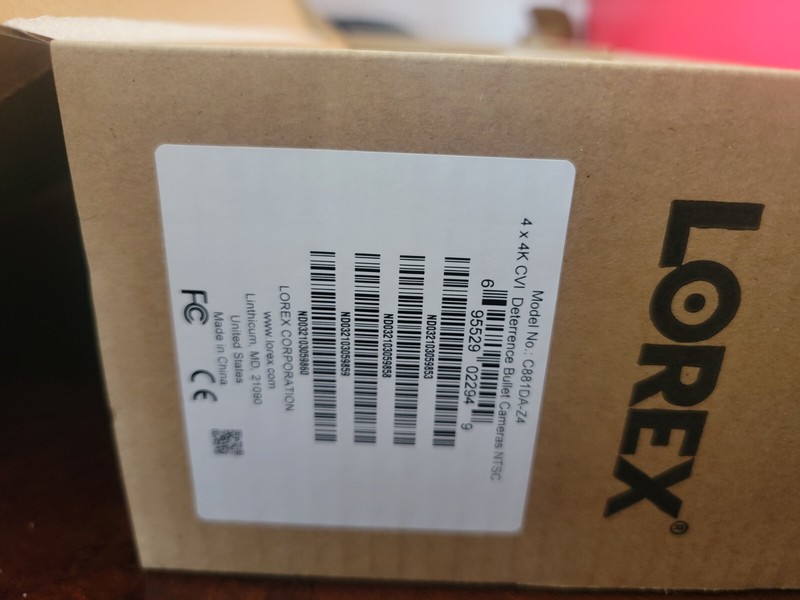 10 - Lorex 4K Ultra HD Active Deterrence Security Bullet Camera C881DA-Z4 BNC gallery
