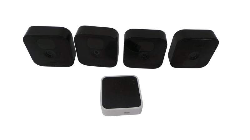 Lot of 4 Blink BCM00400U Indoor Wireless Security Camera W/ Sync Module 2