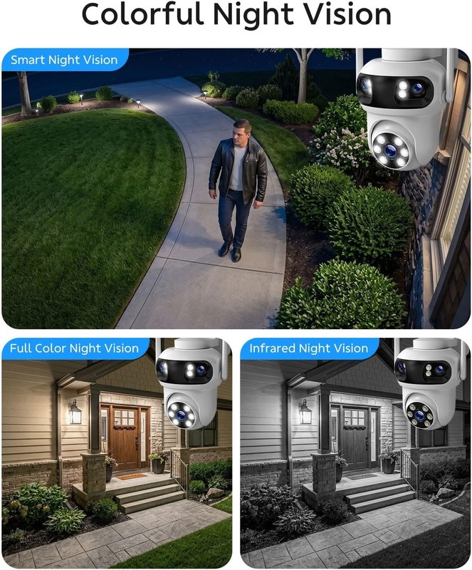 10CH NVR 2MP Wireless Security Camera System CCTV 4Pcs 5Ghz WiFi IP PTZ Cameras gallery