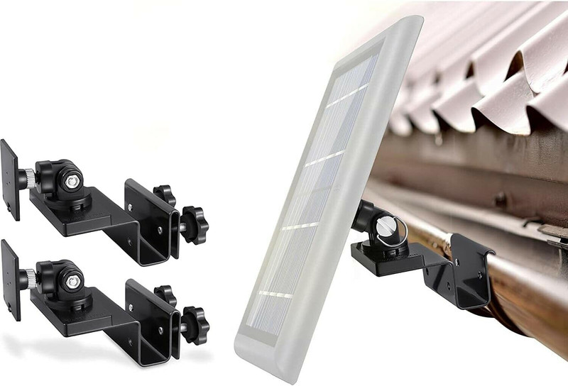 Gutter Mount Compatible with Ring, Arlo, Blink, Reolink Cams & Compatible Solar gallery