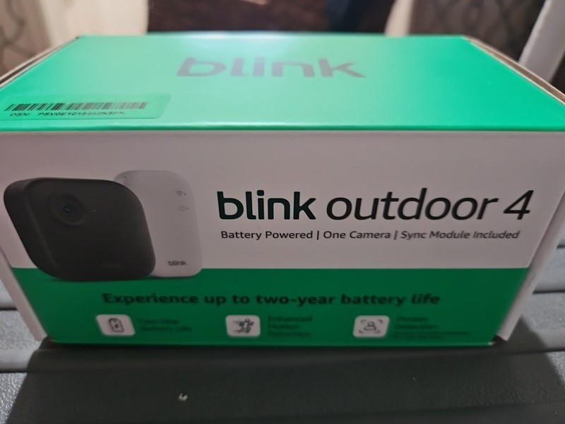 Brand New BLINK OUTDOOR 4 Camera With 2 Year Battery Life Waterproof