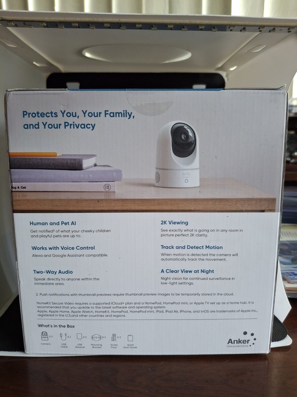 eufy Security Indoor Cam E220 2-Cam Kit 2K Pan/Tilt Wi‑Fi Apple HomeKit gallery