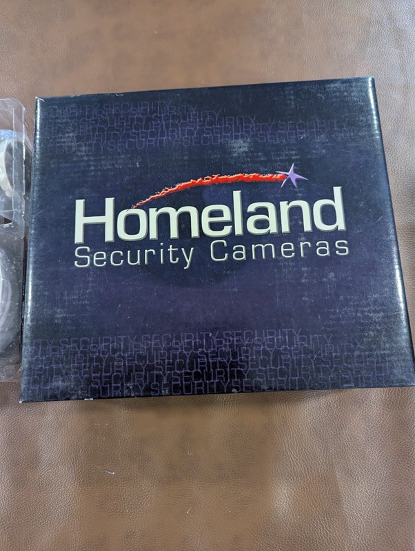 3 Homeland Closed Circuit Security Cameras (Black & White), Infrared Sensor, Mic gallery