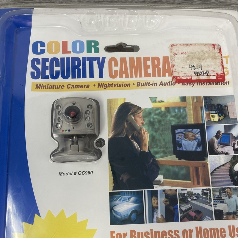 Wisecomm Color Day/Night Indoor Security Camera OC960 Night Vision-Audio NEW gallery