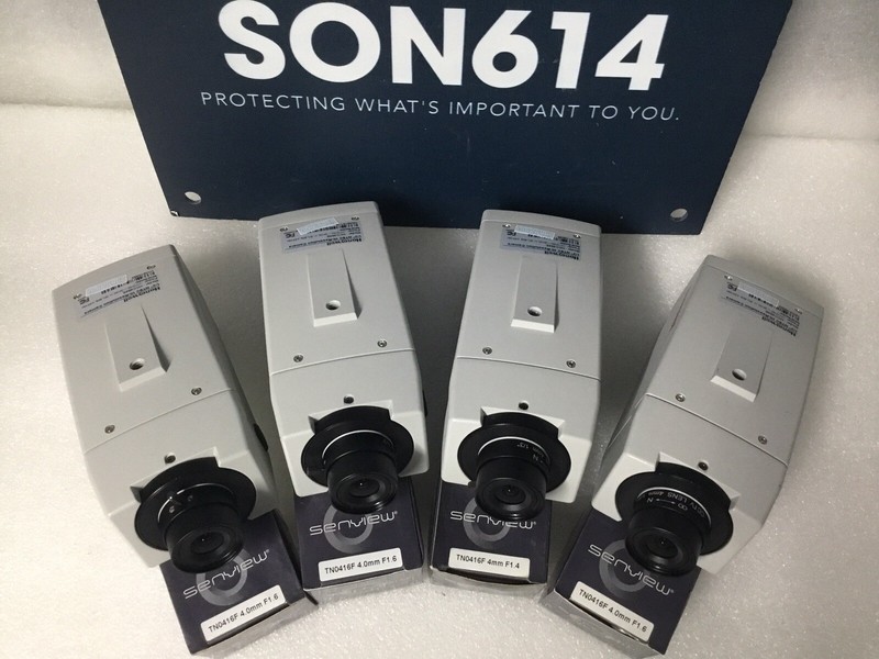 Lot 4 Honeywell HCC484E CCTV Security Color Cameras W/New 4mm Fixed Lens TESTED! gallery
