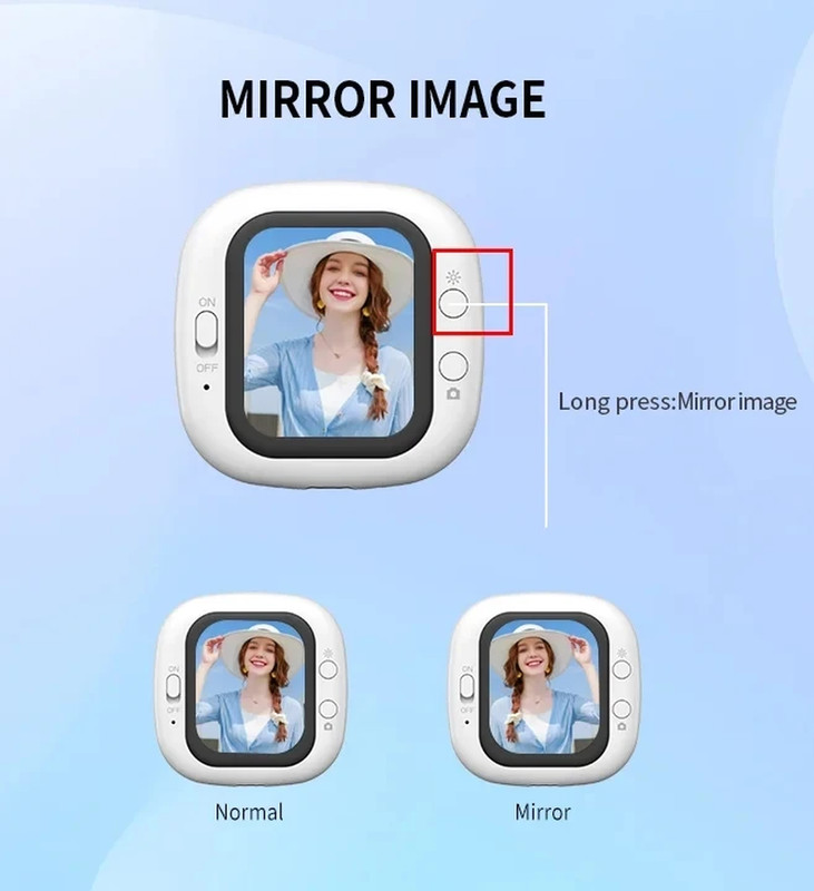 Wireless Magnetic Phone Rear Camera Selfie Monitor for Vlog Live Streaming gallery