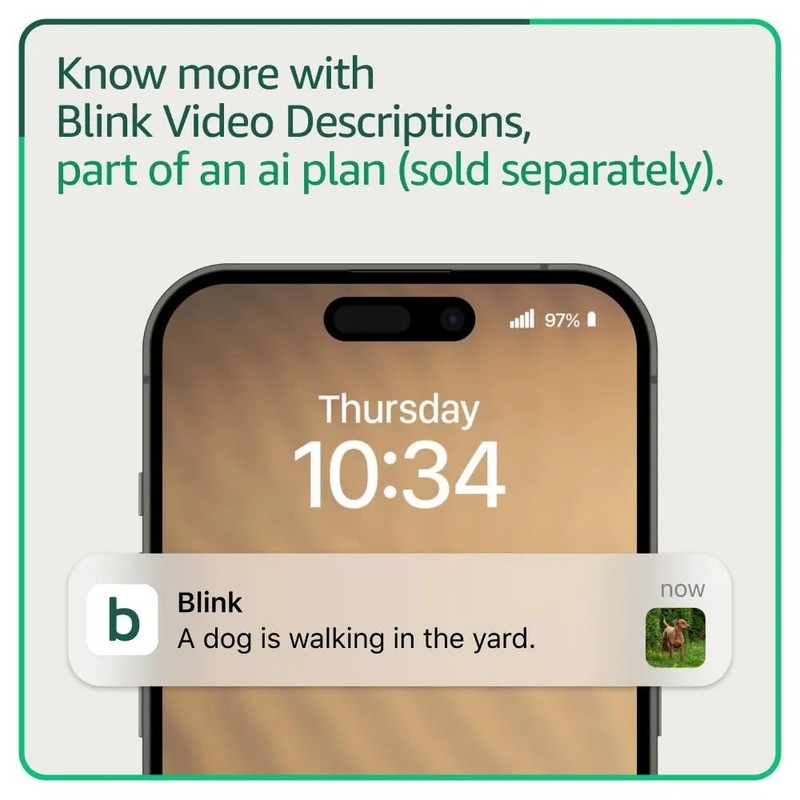 Blink Outdoor 4 Wireless Smart Security 3 Cameras, 2 Year Battery Life, 1080p gallery