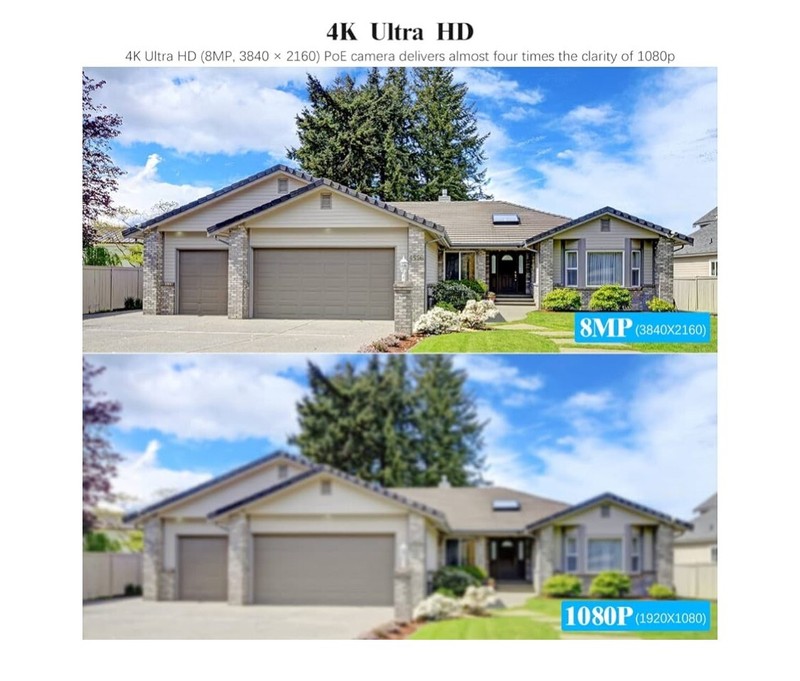 4K/8.0 Megapixel & 130° Ultra Wide-Angle with Audio PoE Dome Outdoor HomeCameras gallery