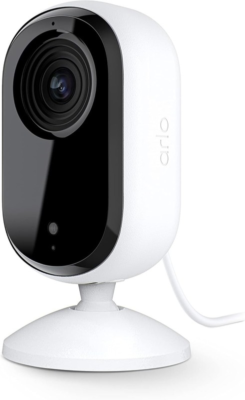 Arlo Essential VMC3060 2K 2nd Gen Indoor Security Camera – White (Open Box)