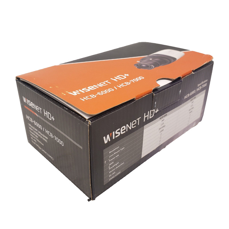 Hanwha Techwin Wisenet HCB-6000 2MP Analog Full Box Security Camera SSNR Detect gallery