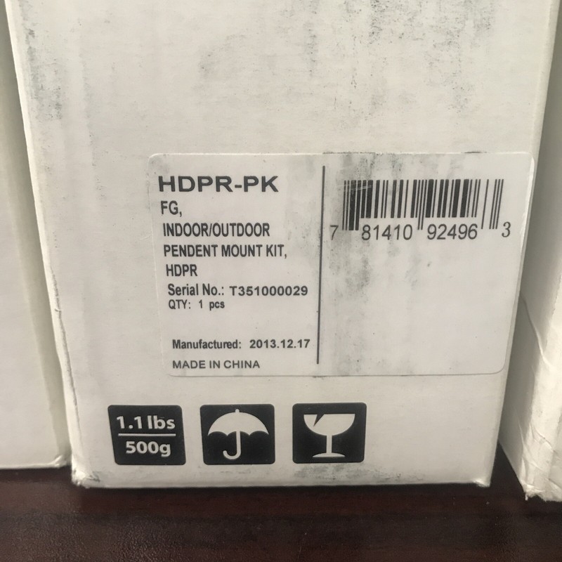 HONEYWELL VIDEO HDPR-PK INDOOR/OUTDOOR PENDANT