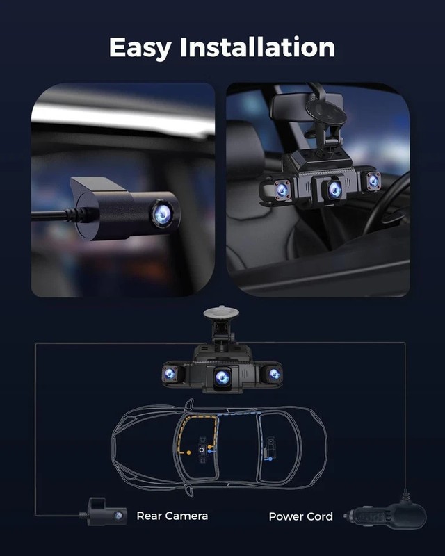 Mejor Camara De Seguridad 1080P Para Carros De 360° Cámara De 4 Canales gallery