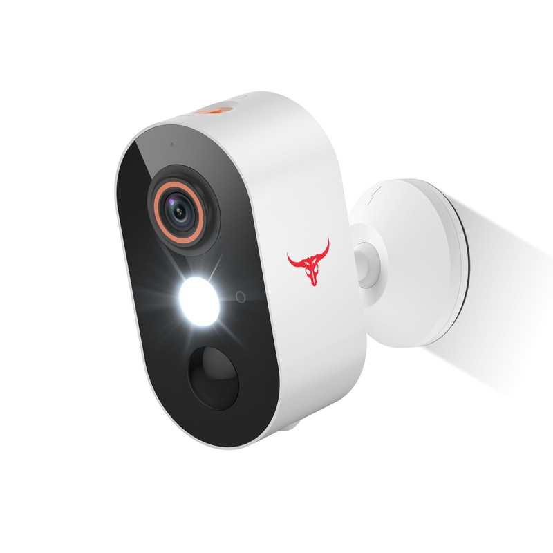 1080p Wireless Security Camera with AI Human Detection, Night Vision, 2-Way T…