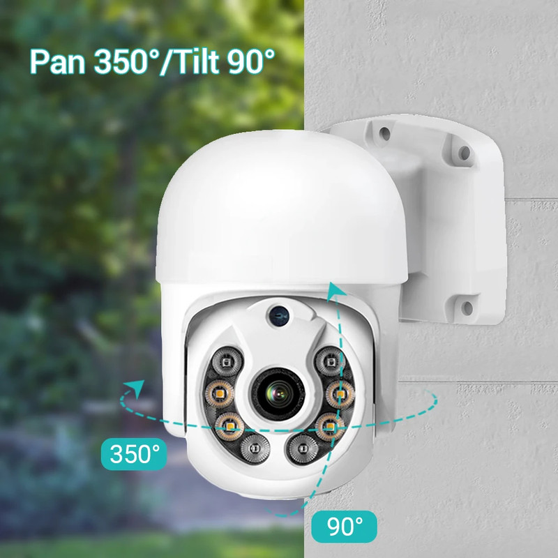 HD 1080P AHD Mini Speed Dome Camera 3.6MM Lens 30M IR Nightvision IP66 Waterproo gallery