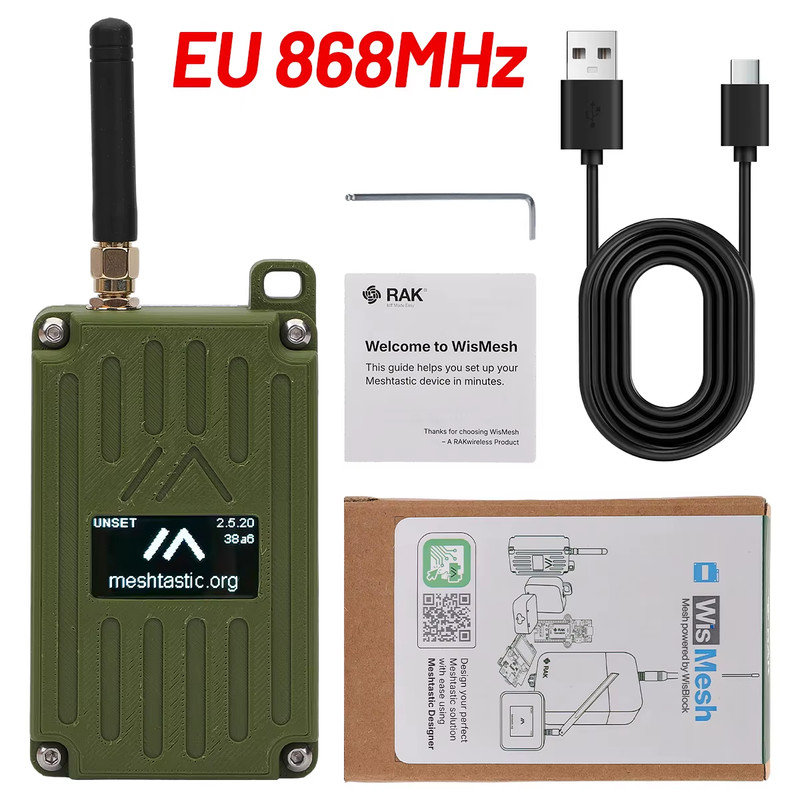WisMesh Pocket V2 RAK4631 Meshtastic LoRa Mesh Network WisBlock RAK Meshtastic D gallery