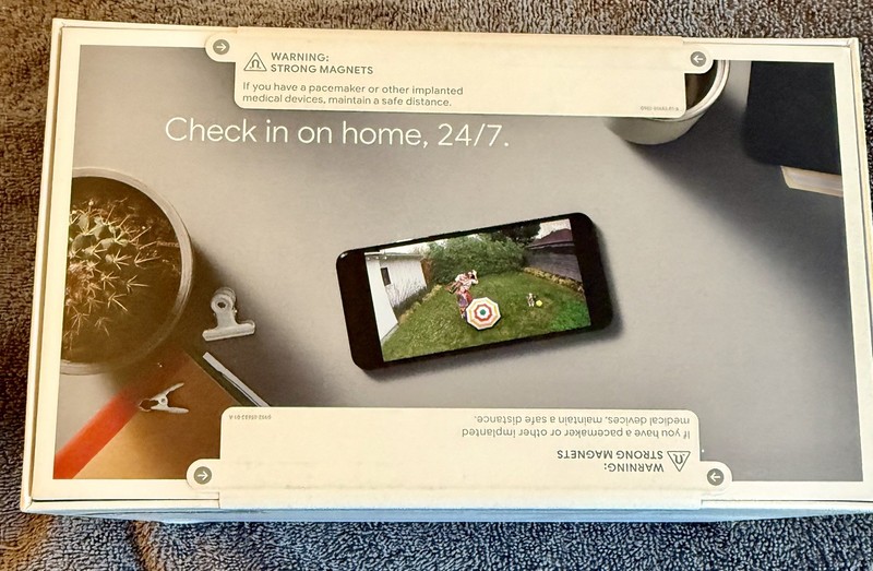 Google Nest Security Indoor Outdoor Cameras G3AL9 (Snow) 2-Pack NEW IN BOX gallery