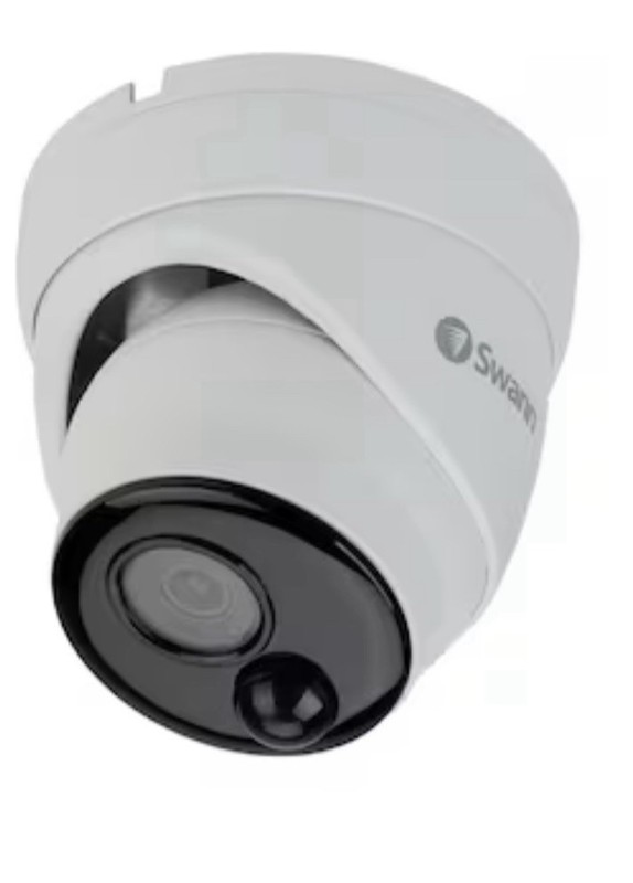 Swann 4K Dome Camera Indoor/Outdoor 1-Camera Hardwired Dome Sdhc Security System