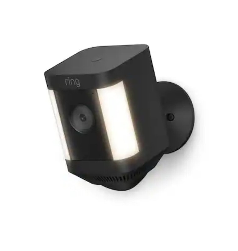Ring – Spotlight Cam Plus Outdoor/Indoor Wireless 1080p Battery Surveillance …