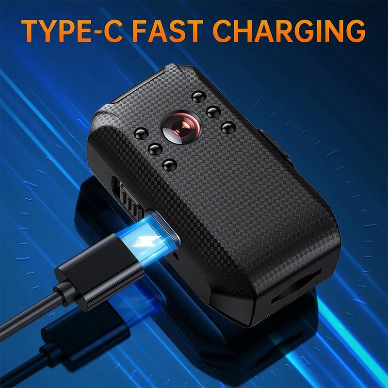 Rechargeable Body Camera HD 1080P Audio Video DVR IR Night Vision Magnetic Cam gallery