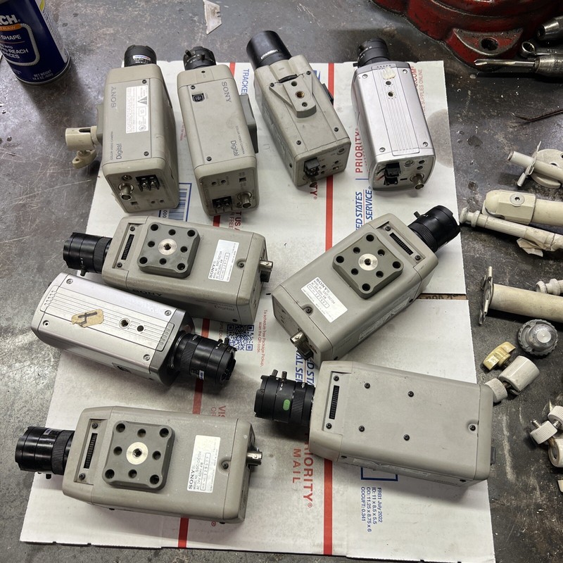Sony surveillance cameras (9) lot