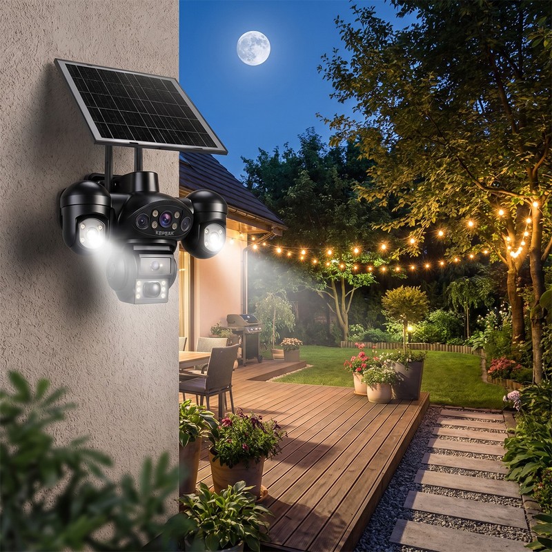4K Camaras De Seguridad Wifi Exterior HD Inalambrica Con Vision Nocturna Video gallery