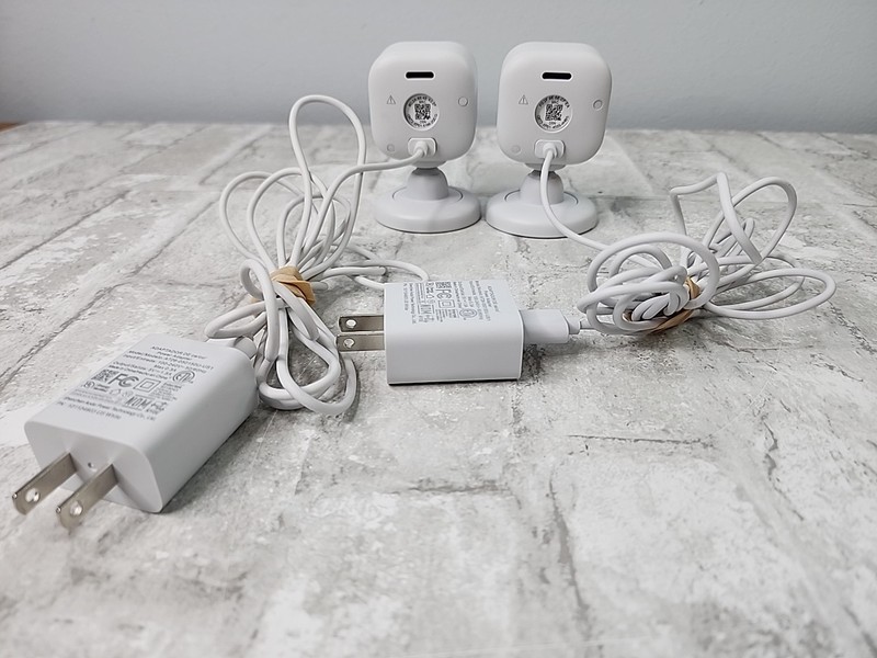 Blink Mini 2 Indoor/Outdoor Plug-In Smart Security Camera Lot of 2 w/ Power Cord gallery