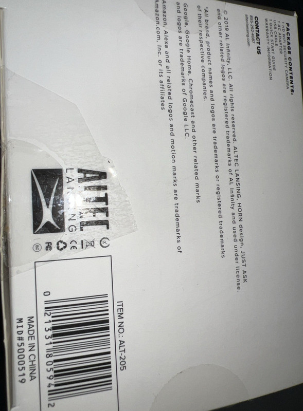 Altee security camera aLT-205 gallery