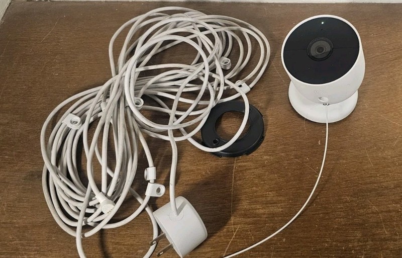 Google G3AL9 Nest Cam 1080p Indoor Outdoor Security Camera 33ft 10m Power Cable