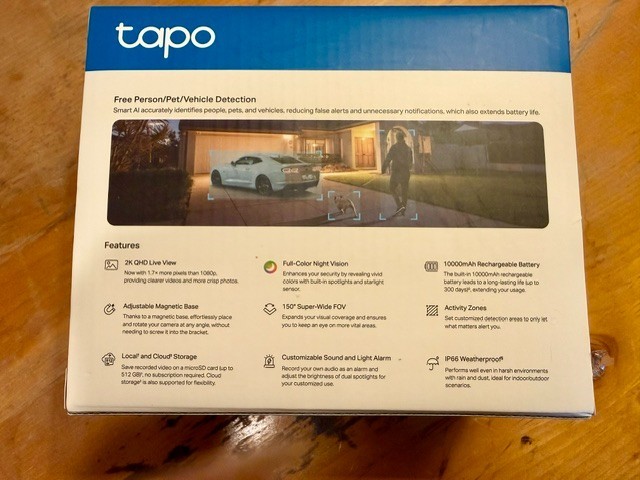 Tapo C425 MagCam 2K Wireless Outdoor Camera White gallery