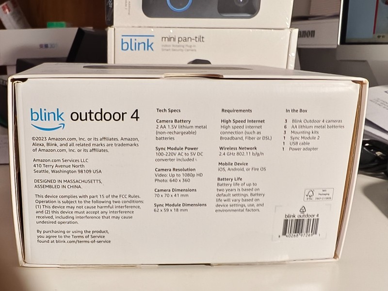 Blink Outdoor 4 (4th gen,)With Video Doorbell & mini pan-tilt gallery