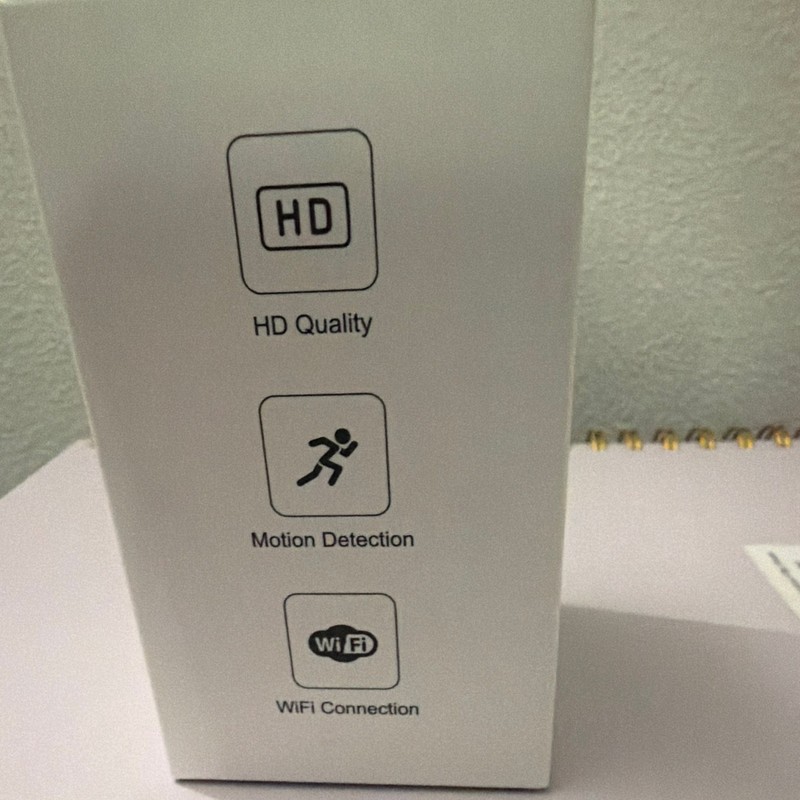 MINI Wi-Fi IP/Network Surveillance Camera, Motion/PIR, Night Vision, White gallery