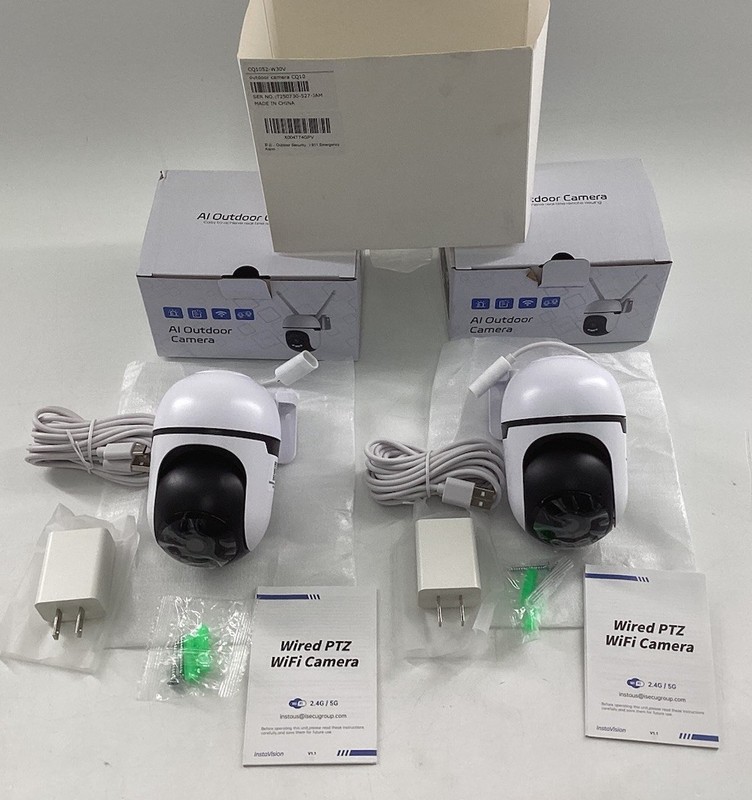 Outdoor Cameras 2pk CQ1051-W30V White