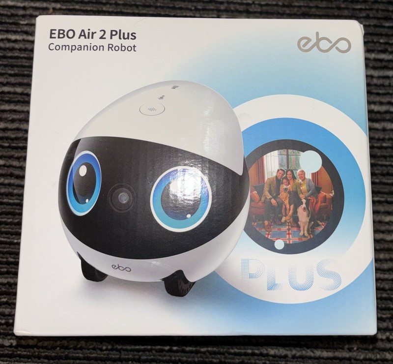 OPEN BOX Enabot EBO Air 2 Plus Companion Robot, AI-Powered Smart Security Camera