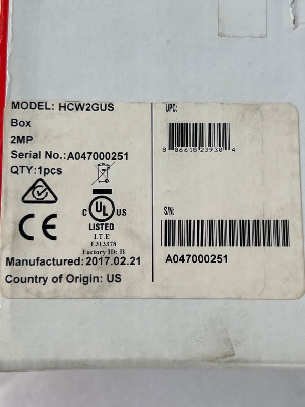 Honeywell HCW2GUS 2MP/4MP IP BOX CAMERAS gallery