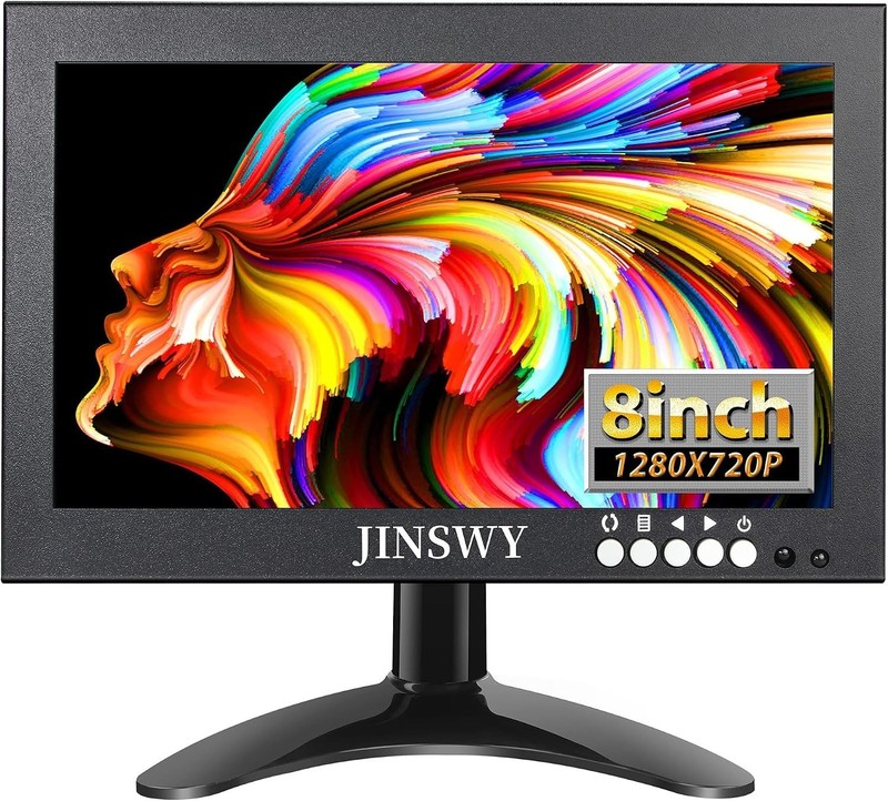 Compact 8" Security Monitor with Versatile Inputs - Perfect for Video Systems gallery