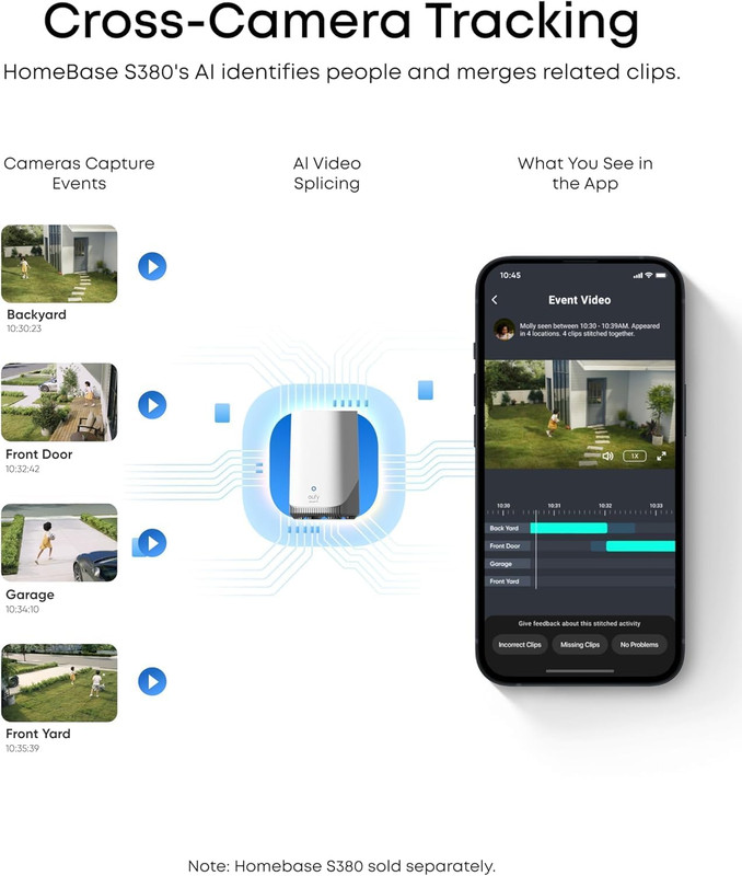 Eufy Security Solocam E42, 4K Security Camera Wireless Outdoor, Solar Powered, A gallery