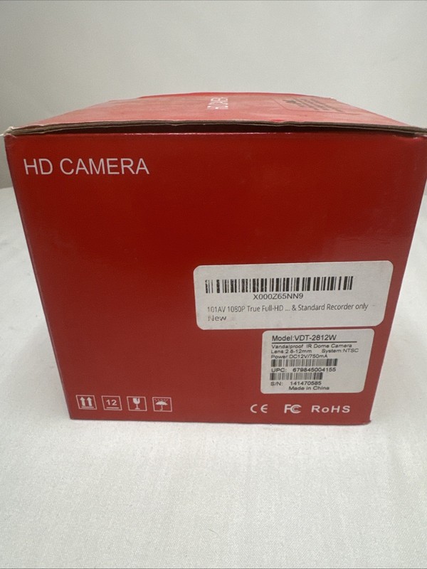 1080P Security Camera 2.8mm-12mm Varifocal Lens Dome HD TVI CVI AHD Analog White