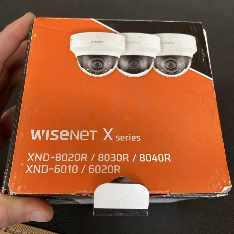 NOS Wisenet xnd-6010 SECURITY Newtork Camera X Series New In Box Hanwha Techwin gallery