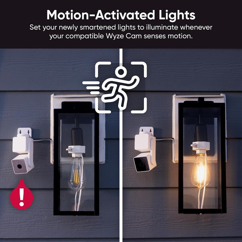 Wyze Lamp Socket V2 Power Adapter for Wyze Cam V3/V3 Pro/ V4/Og/Pan V3/Pan V4(Ca gallery
