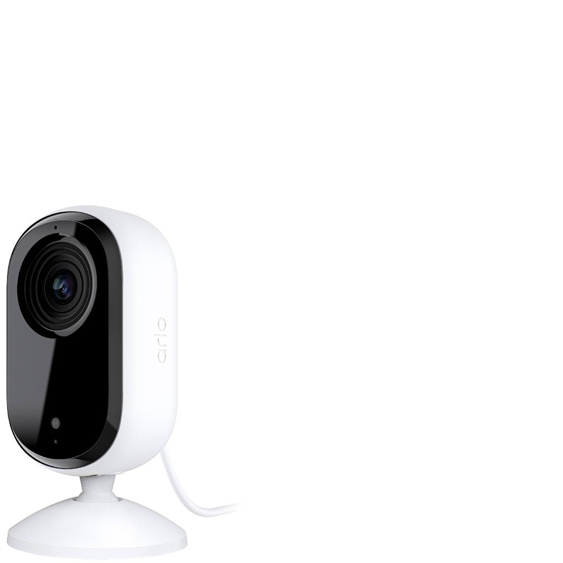 Arlo Essential Indoor Camera (2nd Gen) 1080p HD | Wired Plug-in Camera White