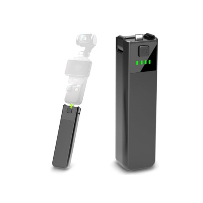 5000mAh Extended Runtimes Battery Handle With Type C Port For Pocket3 Camera gallery