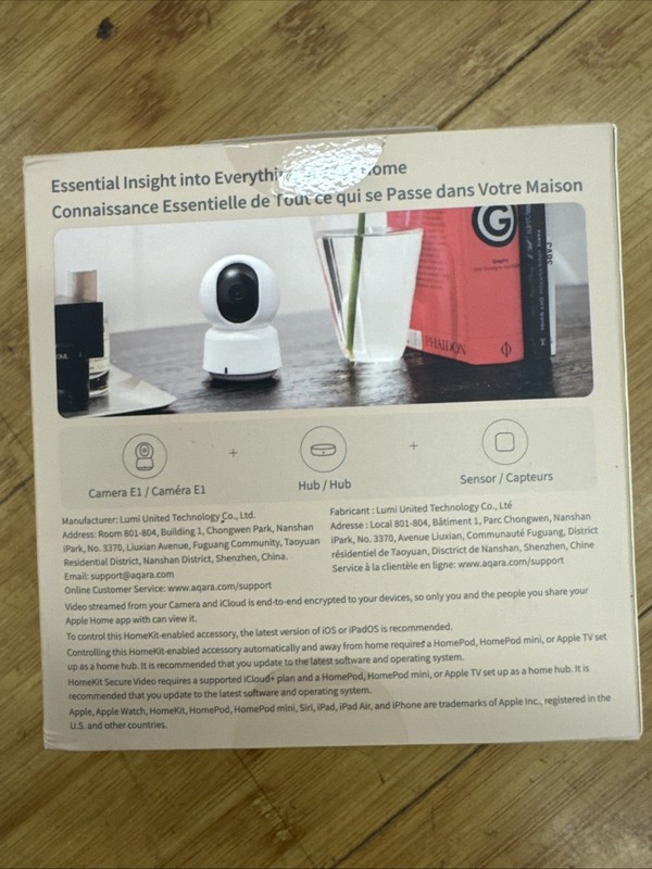 Aqara 2K Indoor Camera E1 (White) - New Sealed gallery