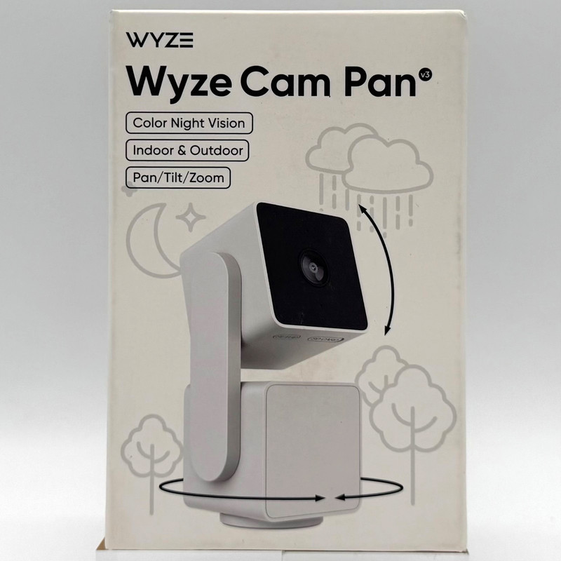Wyze Cam Pan V3 1080p Indoor/Outdoor Wi-Fi Pan Tilt Zoom Smart Home Camera.