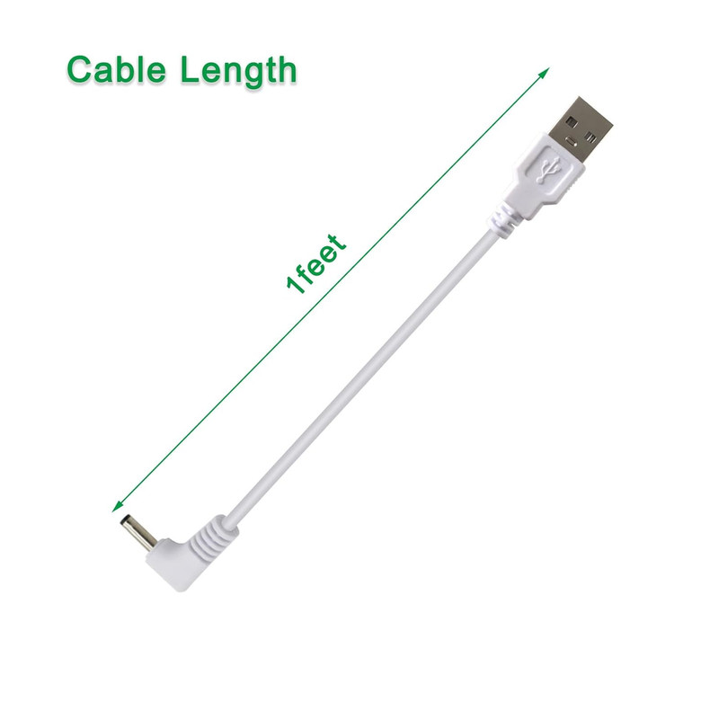 1FT Short Power Cord for Ring Stick up Cam Plug-In Security Camera, Charging Cab gallery