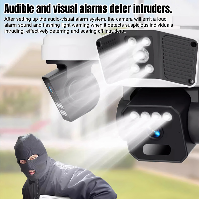 Camara De Seguridad Solar WIFI Exterior HD Inalambrica Con Vision Nocturna Video gallery
