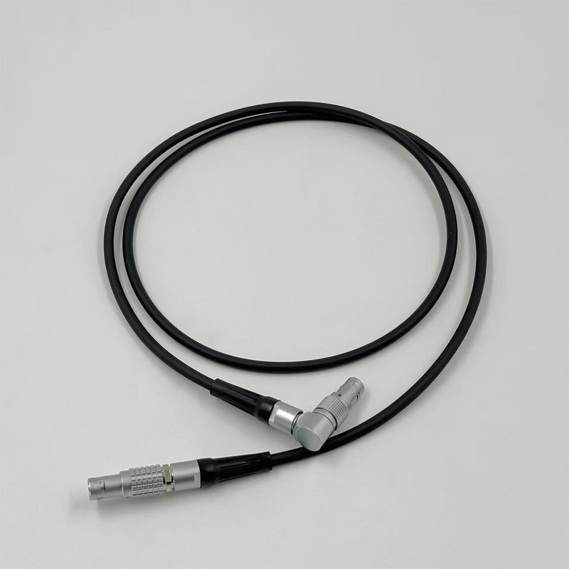 Rotatable Right Angle LEMO-0B 2-Pin Male to 2-Pin Male Power Cable Suitable f... gallery